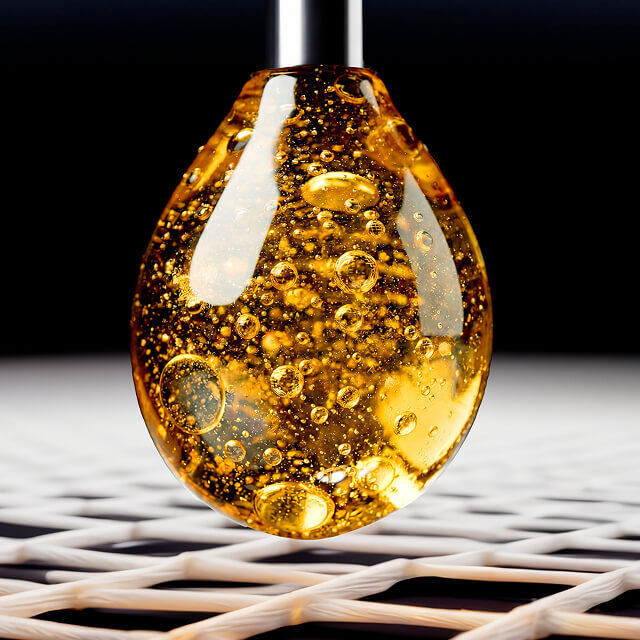 Geconcentreerde gouden druppel Pro-Xylane™ die de Helena Rubinstein Replasty-verzorging versterkt.