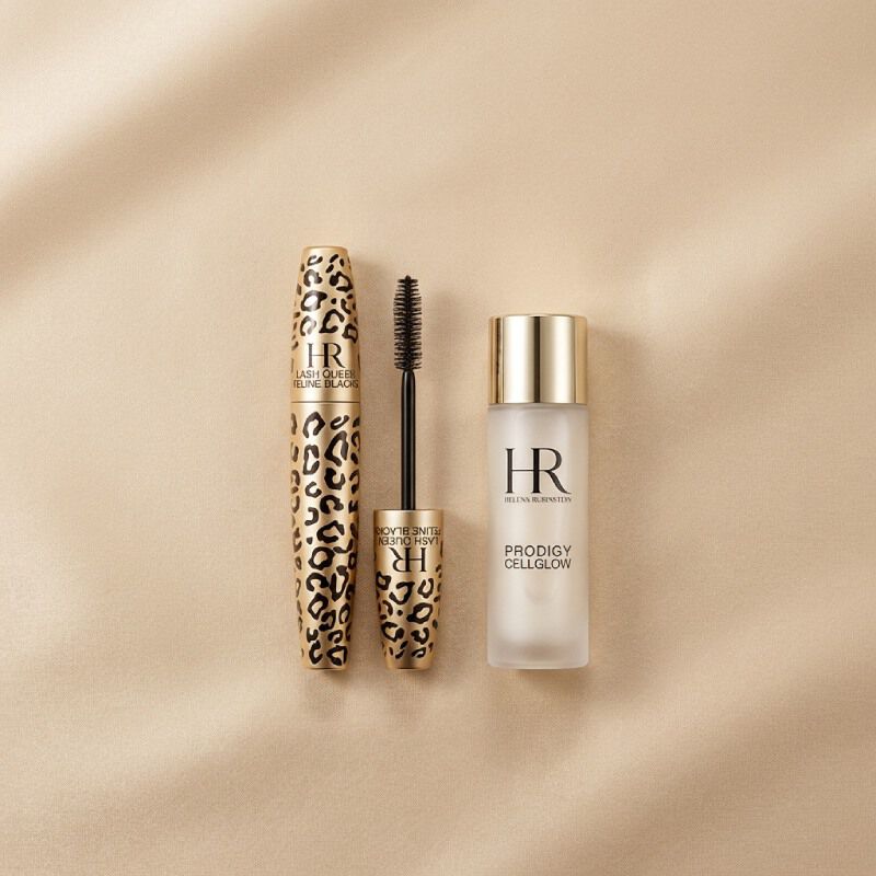 Lash Queen mascara en Prodigy Cellglow verzorging op zijde